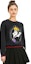 Sizing (W) COACH x Disney FW22 Evil Queen Bordir Sweater Hitam Wanita CB642-BLK