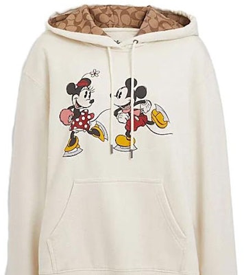 (W) COACH x Disney FW23 米奇印花連帽衫 奶油色。 CL692-CRM Details for (W) COACH x Disney FW23 米奇印花連帽衫 奶油色。 CL692-CRM
