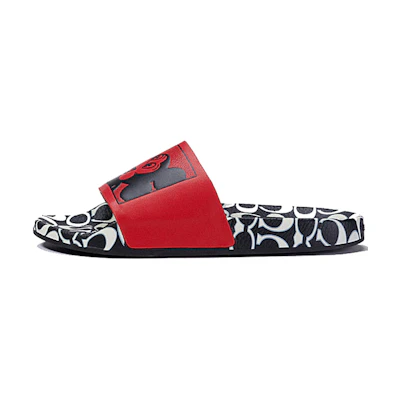 (W) Coach Fashion Casual Slippers 'Red/Black'