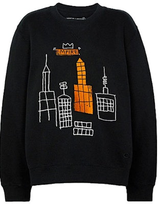 (W) COACH x ジャン=ミシェル・バスキア ブラック セーラー襟 スウェットシャツ. C5178-BLK Buy (W) COACH x ジャン=ミシェル・バスキア ブラック セーラー襟 スウェットシャツ. C5178-BLK