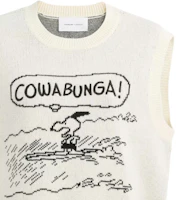Purchase (Women) COACH x PEANUTS Snoopy 75th Anniversary Sleeveless Knit Vest Cream White Women. CBE84-CU3