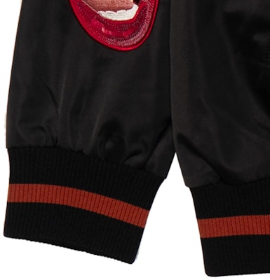 (W) COACH x Tom Wesselmann 黑色刺繡唇形外套 SS22 CA692-BLK Details for (W) COACH x Tom Wesselmann 黑色刺繡唇形外套 SS22 CA692-BLK