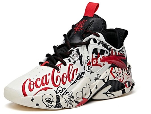 (W) Anta x Coca Cola Badao 'Putih Hitam Merah' 122018088S-1 Lookbook (W) Anta x Coca Cola Badao 'Putih Hitam Merah' 122018088S-1