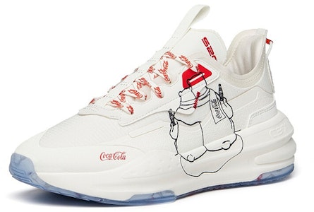 Coca-Cola/可口可樂 x Anta 安踏 C37系列 可口可樂聯名 低筒 板鞋 女款 白紅 Order Coca-Cola/可口可樂 x Anta 安踏 C37系列 可口可樂聯名 低筒 板鞋 女款 白紅