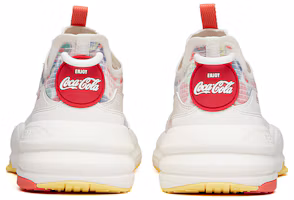 Shop Coca-Cola/可口可樂 x Anta安踏 C37 系列 日常系列 減震輕便 低筒 板鞋 女款 白紅拼接