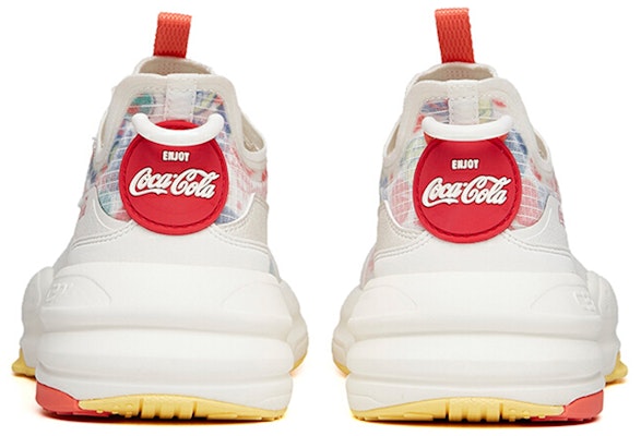 (W) 안타 코카콜라 C37 로우 '화이트 레드 패치워크' 922128081-5 Shop (W) 안타 코카콜라 C37 로우 '화이트 레드 패치워크' 922128081-5