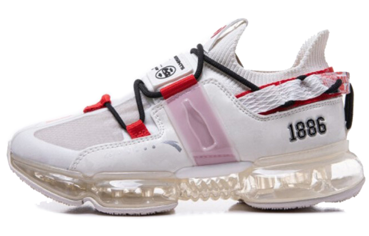 (W) Anta Coca-Cola Running Series Sneakers 'White Black Red'