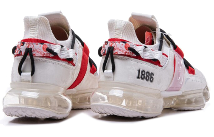 (W) Anta Coca-Cola Running Series Sneakers 'White Black Red' 圖 4