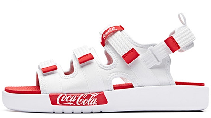 (Women) Anta x Coca Cola Beach Sandals 'White Red' 92926971A-9 Buy (Women) Anta x Coca Cola Beach Sandals 'White Red' 92926971A-9