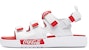 (Women) Anta x Coca Cola Beach Sandals 'White Red' 92926971A-9