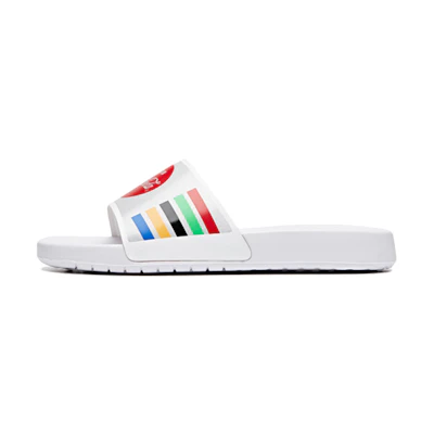 (W) Anta Coca Cola Outdoors Slippers 'White'