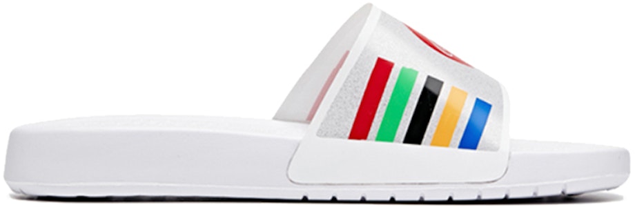 (W) 안타 x 코카콜라 아웃도어 슬리퍼 '화이트' 922036963-7 Order (W) 안타 x 코카콜라 아웃도어 슬리퍼 '화이트' 922036963-7