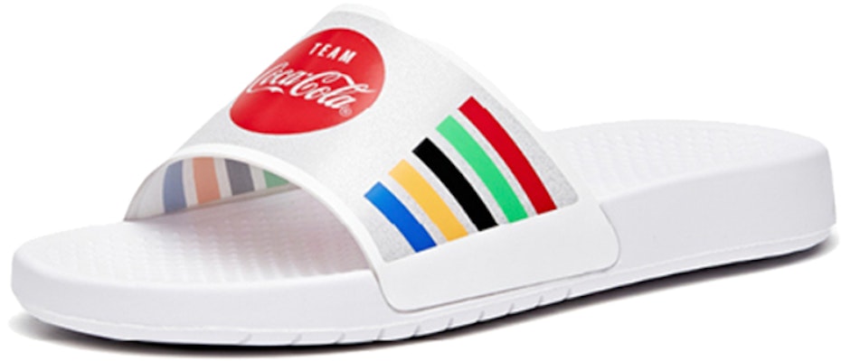 (Women) Anta x Coca Cola Outdoors Slippers 'White' 922036963-7 Lookbook (Women) Anta x Coca Cola Outdoors Slippers 'White' 922036963-7