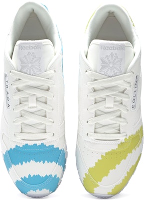 (W) Collina Strada x Reebok Classic Leather 'Call Mom' Kasut Kulit Klasik. H03156 Shop (W) Collina Strada x Reebok Classic Leather 'Call Mom' Kasut Kulit Klasik. H03156