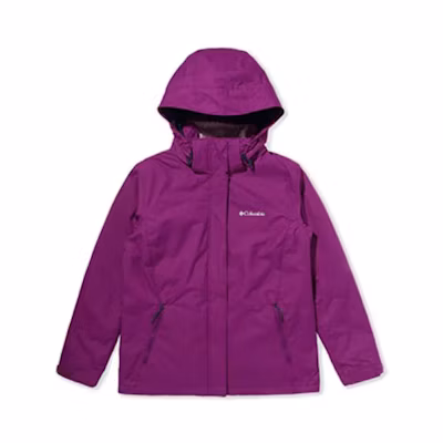 (Women) Columbia 3-in-1 Waterproof Jacket with Removable Fleece - Purple WR0919-575