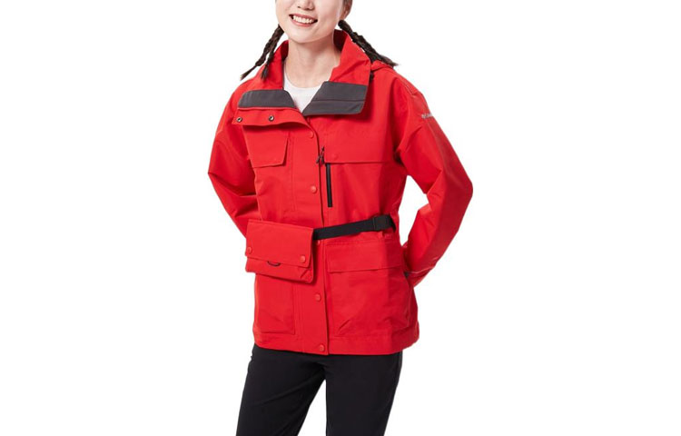 (Women) Columbia 3-in-1 Waterproof Windproof Hooded Jacket with Logo Embroidery WR8920-691