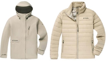 (Women) Columbia 3-in-1 Waterproof Windproof Duck Down Jacket Khaki XR4256-271 (Women) Columbia 3-in-1 Waterproof Windproof Duck Down Jacket Khaki XR4256-271