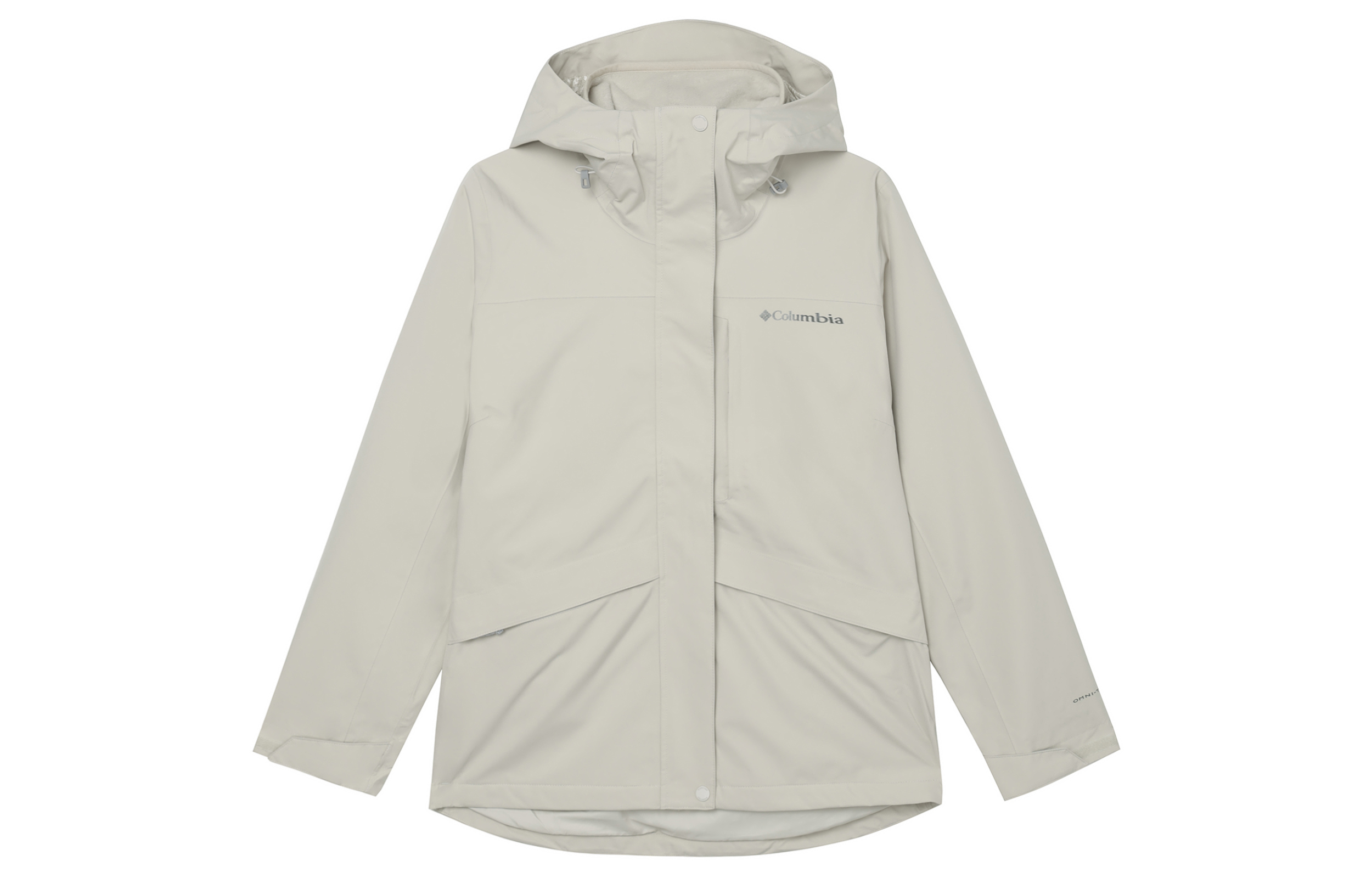 (Women) Columbia  Beige Waterproof Windproof 3-in-1 Fleece Lined Jacket. XR4801-278