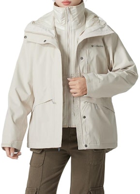 (W) Columbia 米色防水防風三合一抓絨內襯夾克. XR4801-278 Shop (W) Columbia 米色防水防風三合一抓絨內襯夾克. XR4801-278