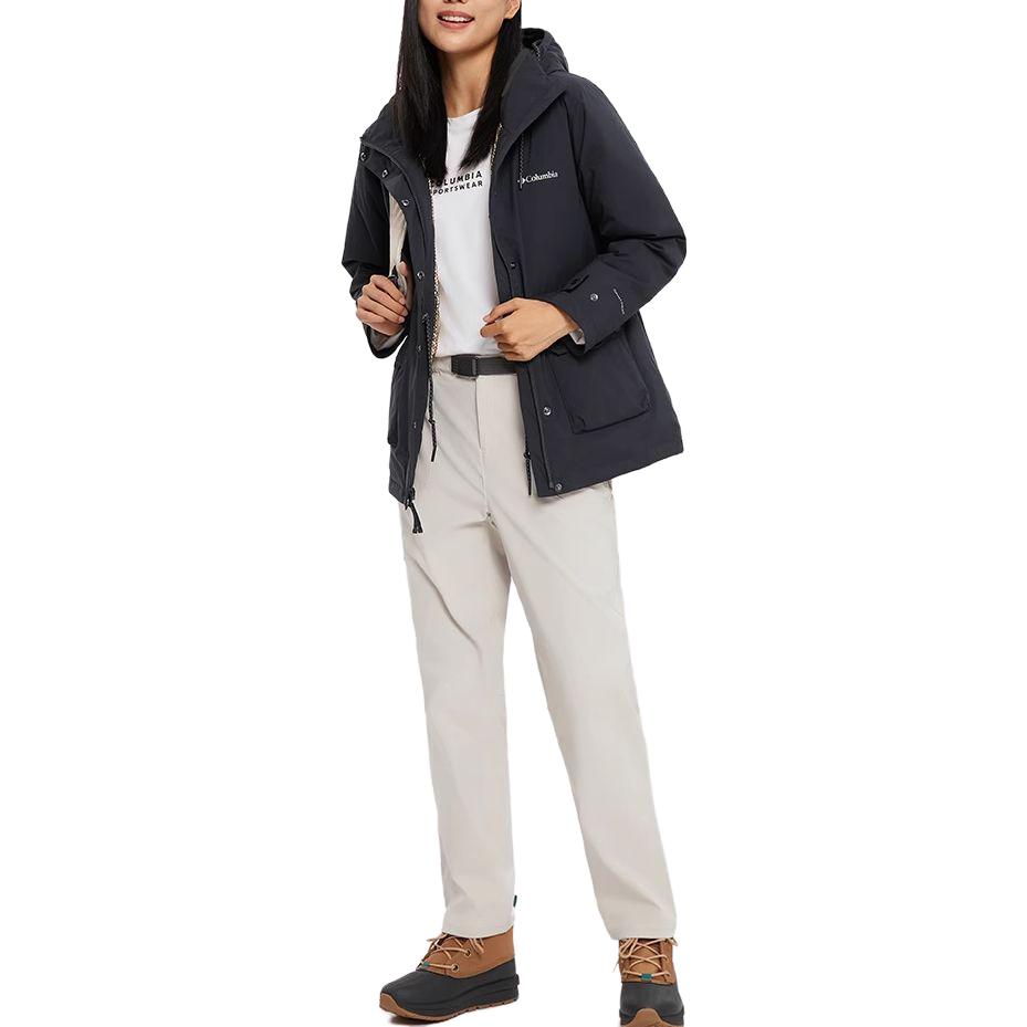 Shop (W) Chaqueta Columbia Negra Omni-Heat con Capucha, Cortavientos y Acolchada. WR6473-010