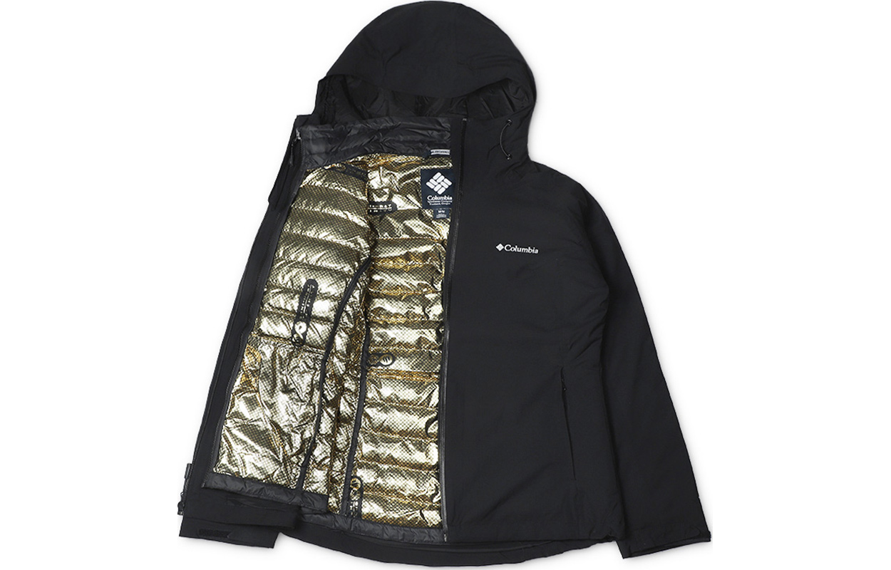 Lookbook (Women) Columbia  Black Outdoor Waterproof Windproof Down Jacket Urban Style WR6679-010