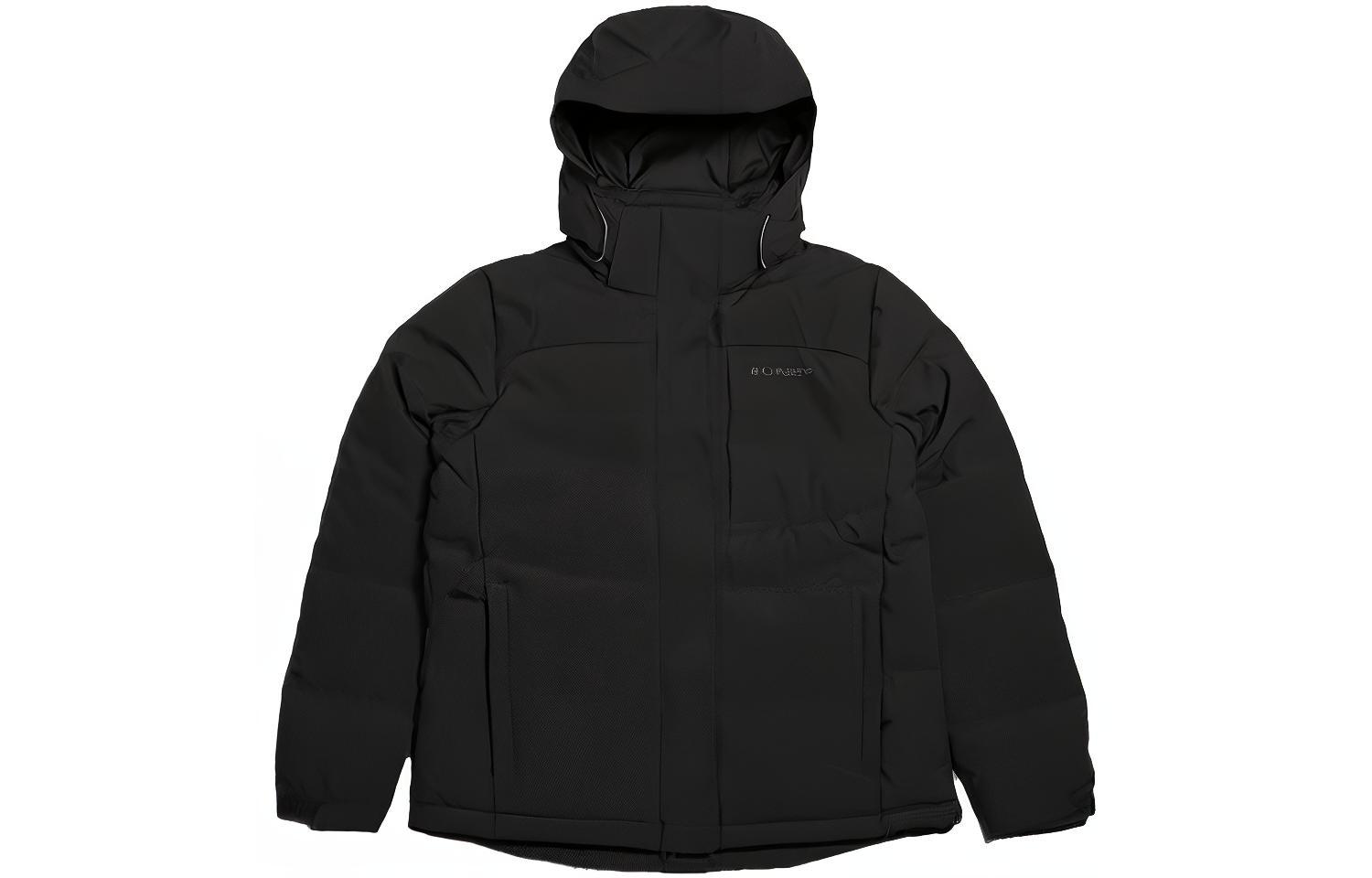 (Women) Columbia  Black Puffer Jacket with Logo Print and Zip-Up Hoodie. XR7668-010 圖 2