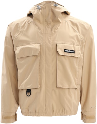 (Women) Columbia Casual Waterproof Zip-Up Hooded Jacket Beige Outdoorwear. WR4658-262 Order (Women) Columbia Casual Waterproof Zip-Up Hooded Jacket Beige Outdoorwear. WR4658-262