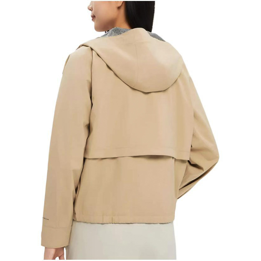 Purchase (Women) Columbia  Casual Waterproof Zip-Up Hooded Jacket Beige Outdoorwear. WR4658-262