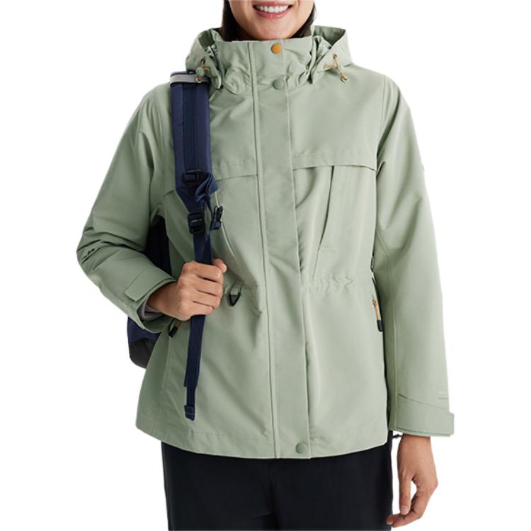 Shop (W) 哥伦比亚翡翠绿防水防风保暖连帽夹克 WR8364-348