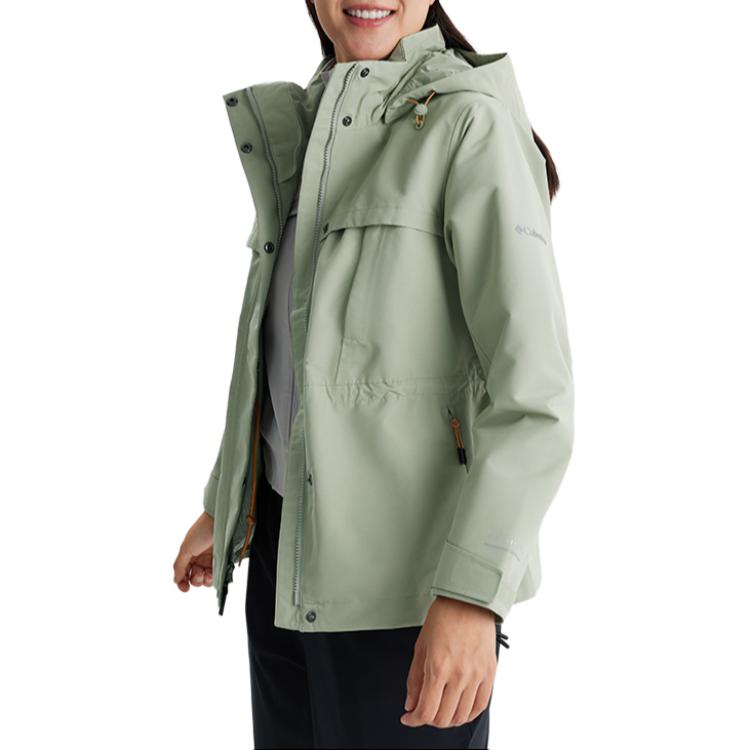 Purchase (W) 哥伦比亚翡翠绿防水防风保暖连帽夹克 WR8364-348