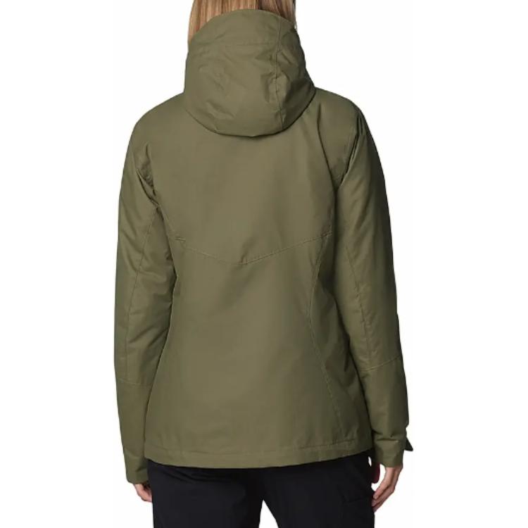 Lookbook (W) 哥伦比亚绿防水防风内衬抓绒保暖夹克. WR9843-397