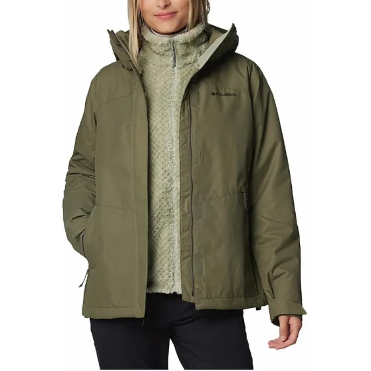 Purchase (W) 哥伦比亚绿防水防风内衬抓绒保暖夹克. WR9843-397