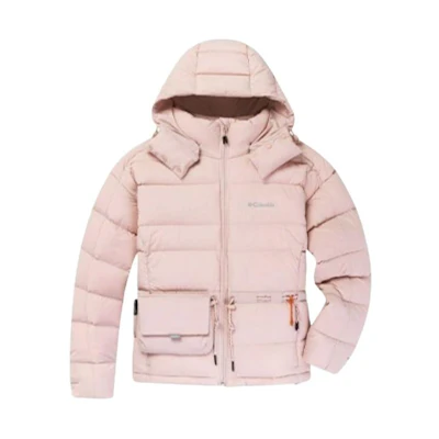 (Women) Columbia Lightweight Comfortable Warm Down Jacket in Solid Color. WR4934