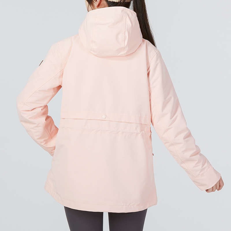 Cheap (W) Chaqueta 3 en 1 Columbia Rosa Impermeable, Cortaviento y con Forro Polar. WR2182-890