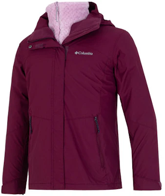 (W) Chaqueta Polar Impermeable y Cortaviento Morada de Columbia para Exteriores. WR0919-616 Order (W) Chaqueta Polar Impermeable y Cortaviento Morada de Columbia para Exteriores. WR0919-616