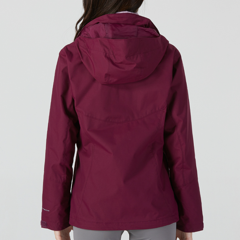 Sizing (W) Chaqueta Polar Impermeable y Cortaviento Morada de Columbia para Exteriores. WR0919-616