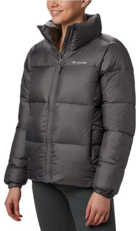 women-columbia-quilted-logo-print-stand-collar-jacket-deep-gray-1864781-010