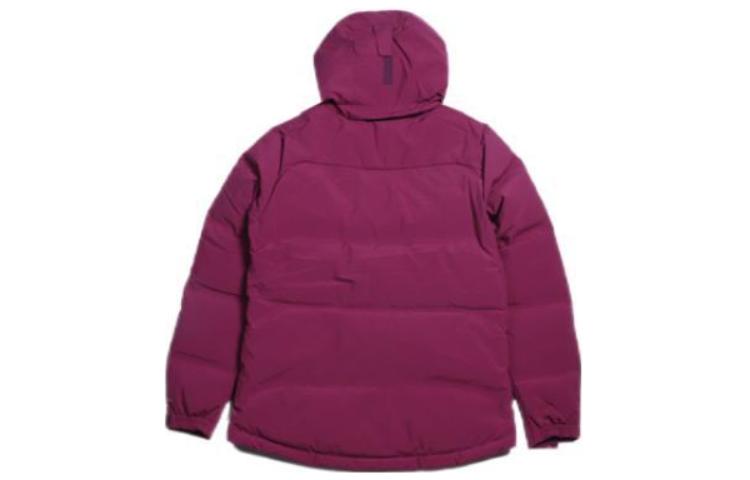 Lookbook (Women) Columbia  Red Hooded Logo Print Windproof Insulated Down Jacket. XR7668-616