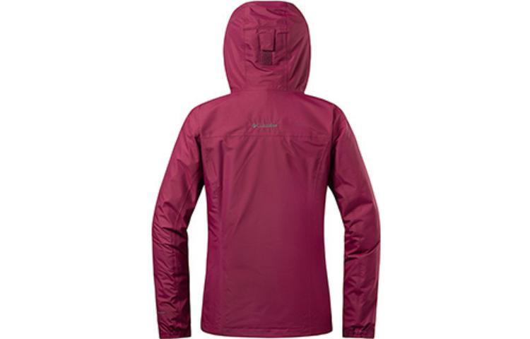 Lookbook (W) Chaqueta Columbia Aislada 3-en-1 con Logo Rojo Impreso. PL7204-616