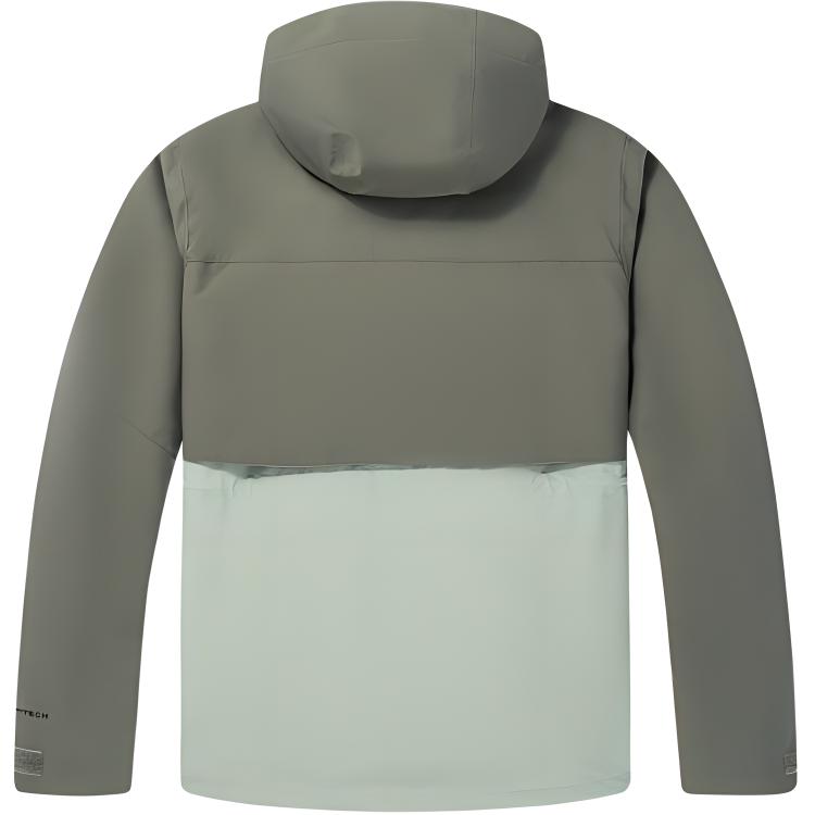 Lookbook (W) 哥伦比亚防水透气可拆帽户外夹克浅绿色 XR3853-348