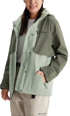 (W) 哥伦比亚防水透气可拆帽户外夹克浅绿色 XR3853-348 Details for (W) 哥伦比亚防水透气可拆帽户外夹克浅绿色 XR3853-348