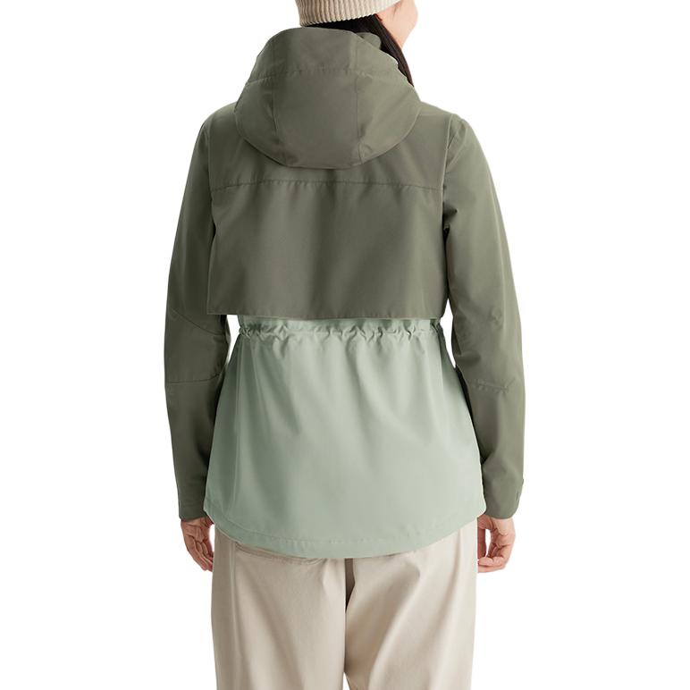 Sizing (W) 哥伦比亚防水透气可拆帽户外夹克浅绿色 XR3853-348