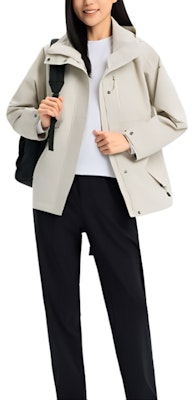 (W) Chaqueta Columbia Impermeable, Transpirable y con Capucha Desmontable en Blanco. WR7866-278 Details for (W) Chaqueta Columbia Impermeable, Transpirable y con Capucha Desmontable en Blanco. WR7866-278