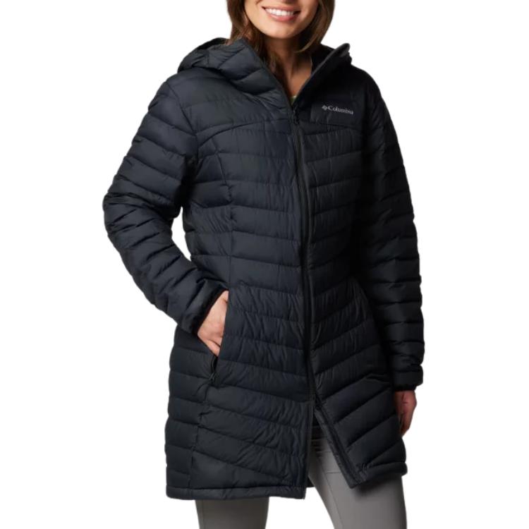 (Women) Columbia  Westridge Mid Down Jacket Black Long Hooded Casual Coat 2051251-010