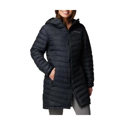 (Women) Columbia Westridge Mid Down Jacket Black Long Hooded Casual Coat 2051251-010