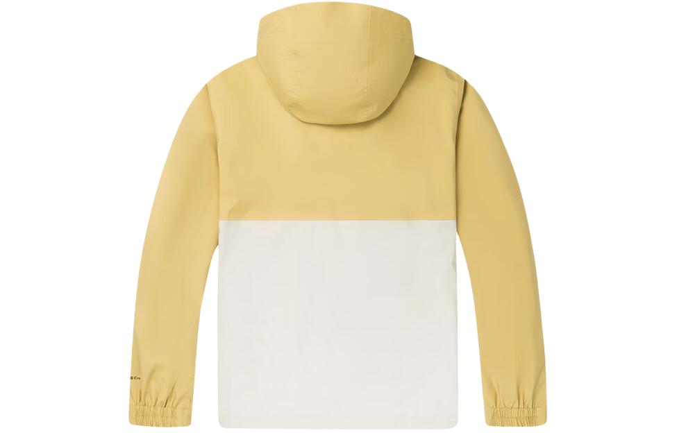 Lookbook (W) 哥伦比亚黄色拼色防水防风连帽徒步夹克 XR1866-292