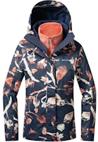 (Women) Columbia All-Over Leaf Print Waterproof Windproof Jacket - Black WR1958-468 (Women) Columbia All-Over Leaf Print Waterproof Windproof Jacket - Black WR1958-468