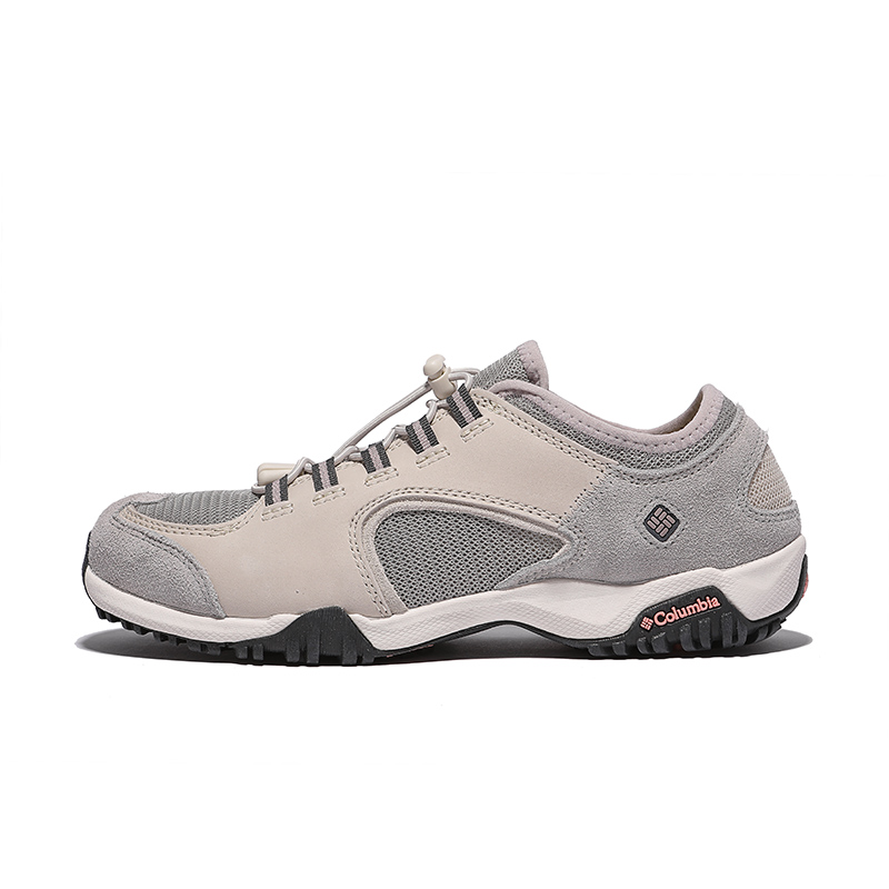 (Women) Columbia BRAZEN Low Hiking Shoes Grey/Beige - Comfortable & Durable. DL1087-082