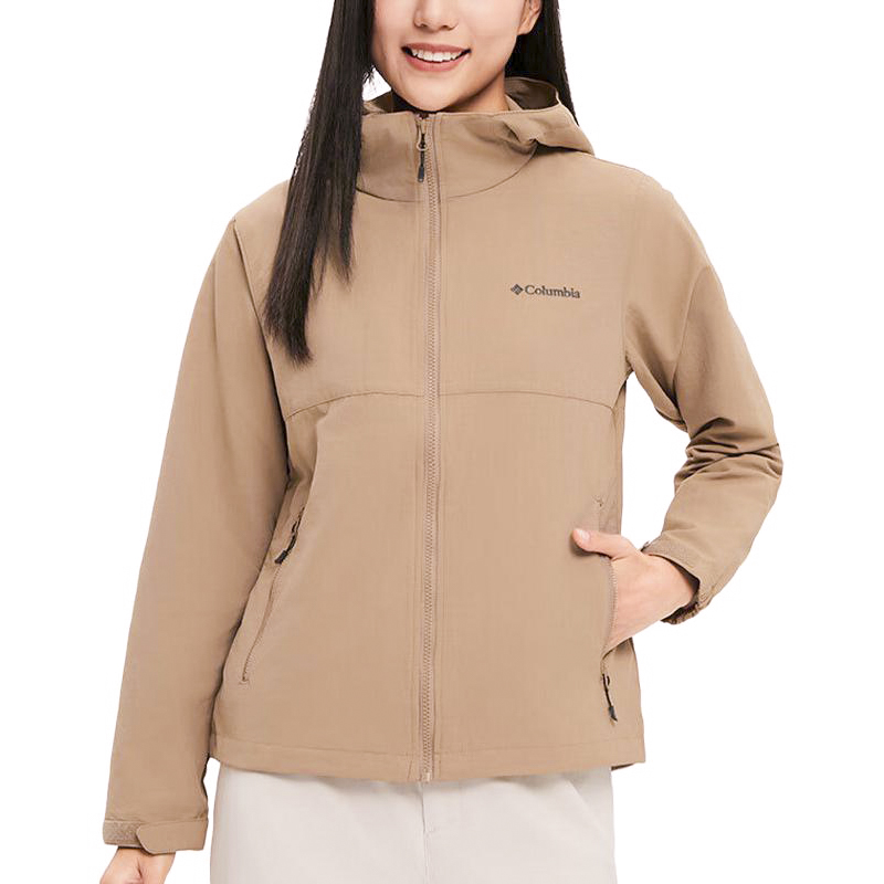 Shop (W) Chaqueta Impermeable con Protección UV Columbia Marrón para Exteriores con Capucha XR8053-251