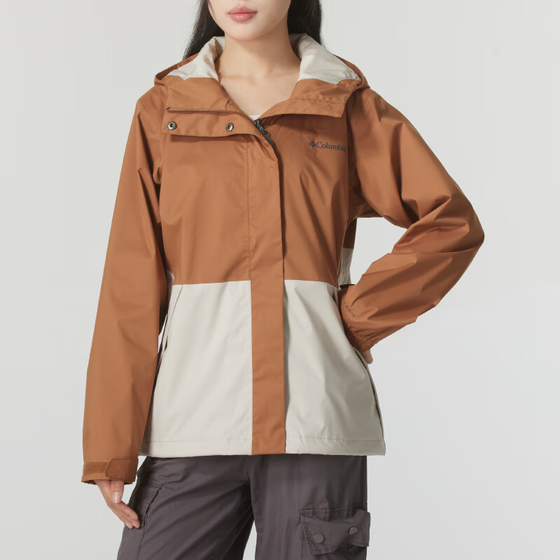 (Women) Columbia Brown Waterproof Breathable Training Casual Hooded Jacket XR2436-224 圖 3